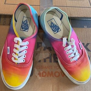Vans tye dye shoes women’s size 8